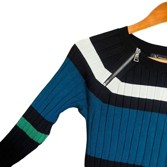 NWT! INC international concepts womens  zipper‎ pullover sweater - Picture 10 of 11